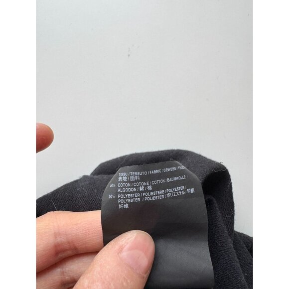 SAINT LAURENT Black Lightning Bolt Logo Burnout Short Sleeve T-Shirt, Size L - Picture 11 of 12